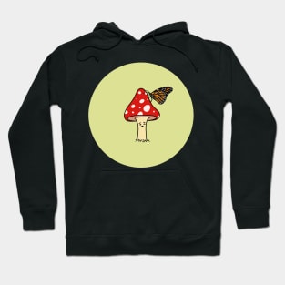 Kind Mushroom and Butterfly Hoodie